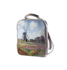 Рюкзак BKP1 «Claude Monet Tulip Field and windmill»