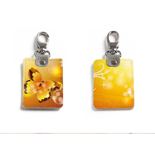 Брелок (Прямоугольный ) TRI1 «Бабочка 8»