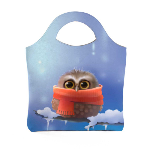 Сумка тоут BAG4 «Owl in scarf»