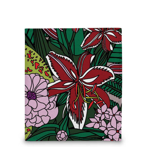 Кошелек мини PR17 «Куст лилий»