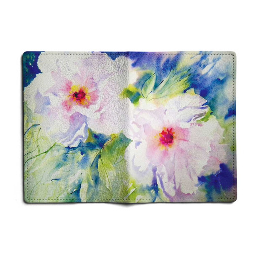 Обложка для автодокументов, AUT1 «Two peonies»