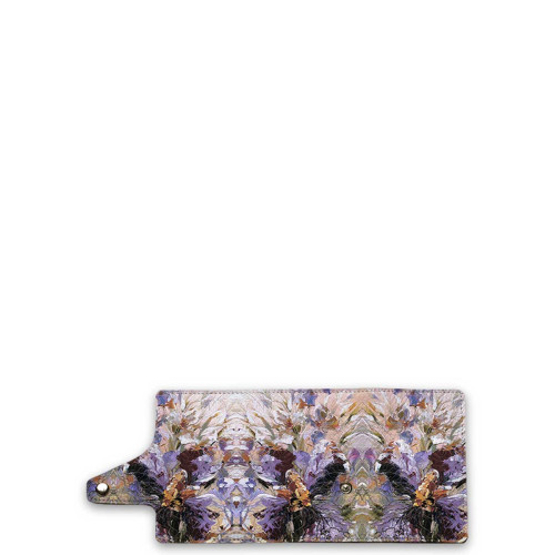 Кошелек мини, кардхолдер, PR24 «Ирисы»