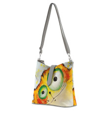 Сумка на плечо BG12 «Crazy cat»