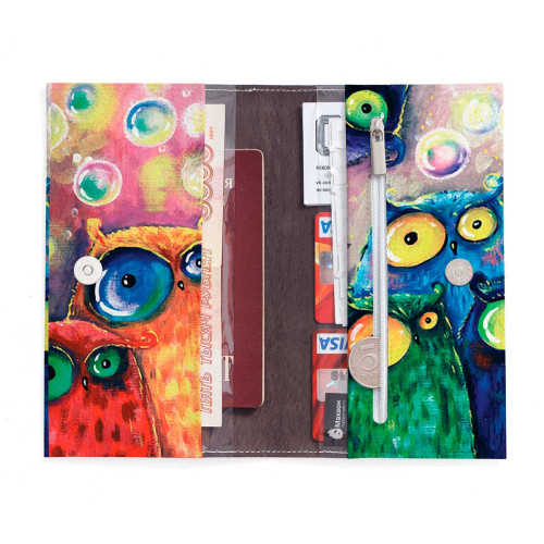 Портмоне PRS3 «Many owls»
