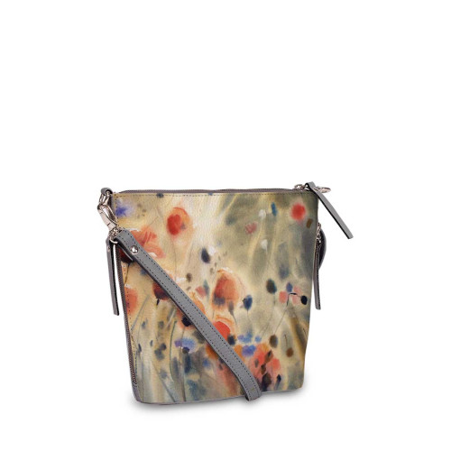Сумка кросс-боди BAG8 «Flowers poppies»