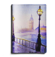 Обложка для паспорта, PAS1 «Лондон после дождя»