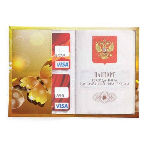 Обложка для паспорта, PAS2 «Бабочка 8»