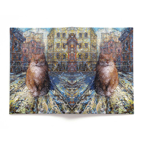 Обложка для паспорта, PAS2 «Рыжий кот»