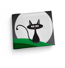 Обложка для зачетной книжки ZTK1 «Кот с луной»