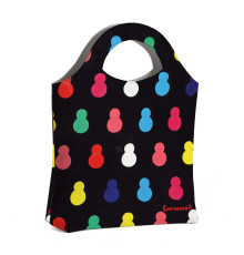 Сумка тоут BAG4 «Черные матрешки»