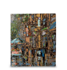 Кошелек мини PR17 «Летний день на петербургской улице»