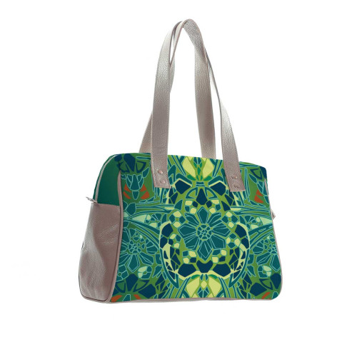 Сумка на плечо BAG5 «Мозаичные цветы»