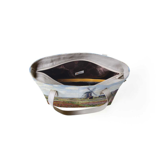 Сумка тоут BAG9 «Claude Monet Tulip Field and windmill»