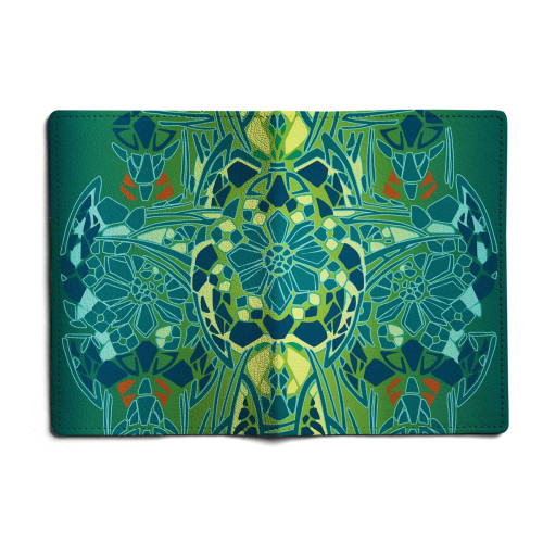 Обложка для автодокументов, AUT1 «Мозаичные цветы»