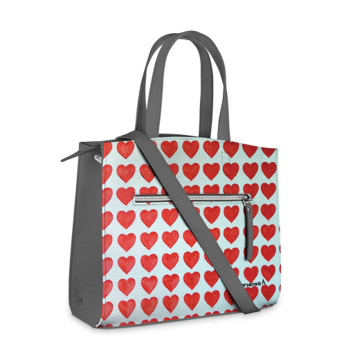 Сумка на руку, BG91 «Сердечки»