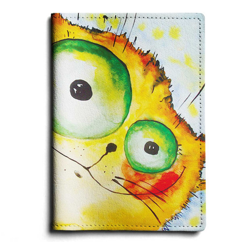 Обложка для автодокументов, AUT1 «Crazy cat»