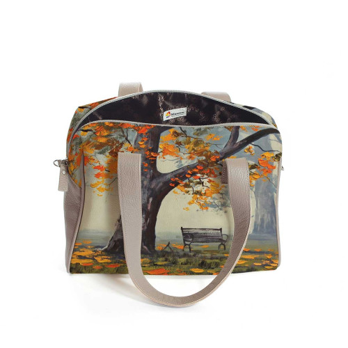Сумка на плечо BAG5 «Autumn bench»