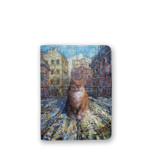 Обложка для паспорта, PAS4 «Рыжий кот»