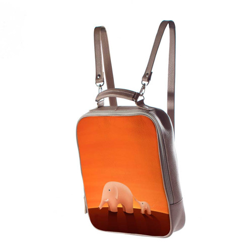 Рюкзак BKP1 «Слоны оранжевые»