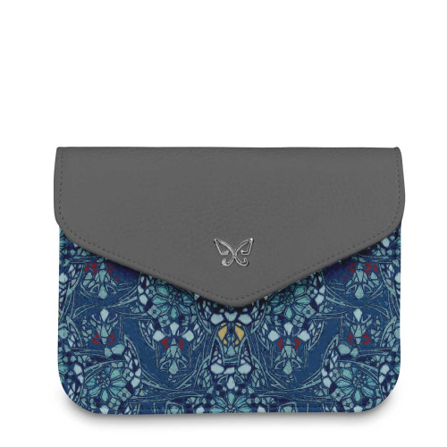 Сумка кросс-боди BG49 «Мозаика голубая»