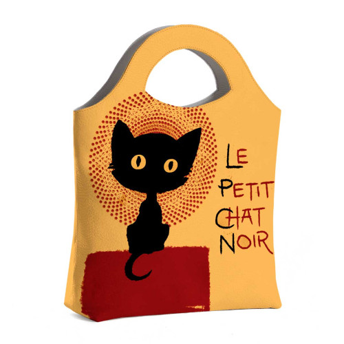 Сумка тоут BAG4 «Small black cat»