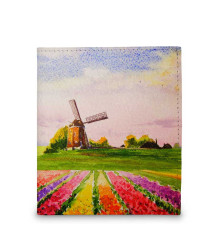 Кошелек мини PR17 «Поля тюльпанов Голландия»