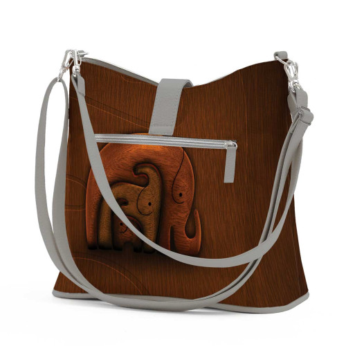 Сумка на плечо BG12 «Деревянные слоны»
