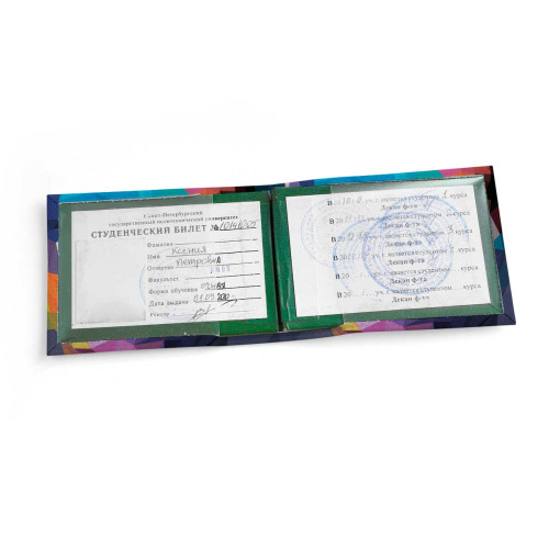 Обложка для студенческого билет STD1 «Geometry»