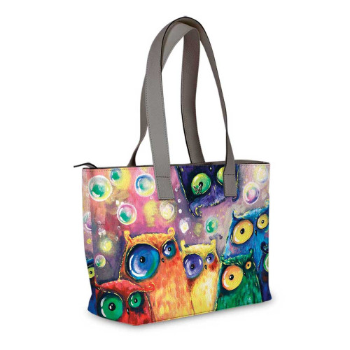 Сумка тоут, BAG2 «Many owls»
