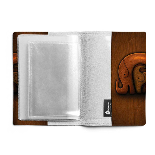 Обложка для автодокументов, AUT1 «Деревянные слоны»