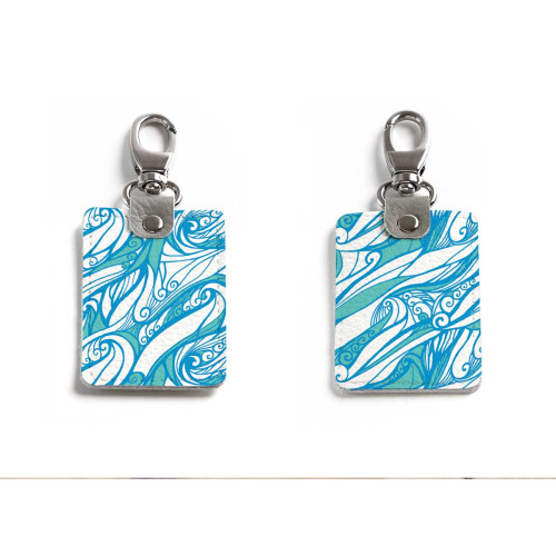 Брелок (Прямоугольный ) TRI1 «Волны»