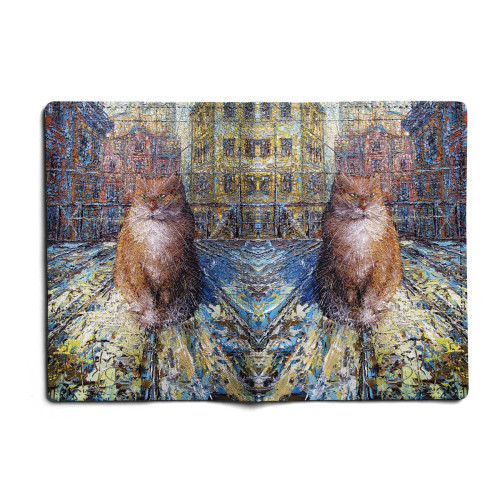 Обложка для паспорта, PAS1 «Рыжий кот»