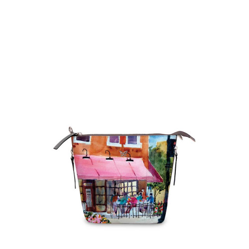 Сумка кросс-боди BAG8 «Coffee shop»