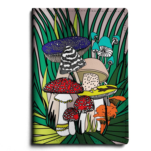 Обложка для автодокументов, AUT1 «Грибочки»