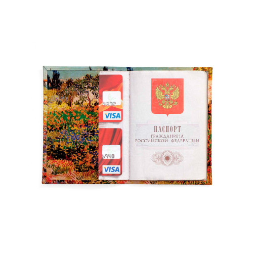 Обложка для автодокументов, AUT2 «Vincent van Gogh Blossoming Garden»