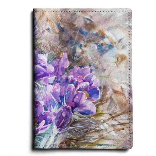 Обложка для автодокументов, AUT1 «На опушке расцвела сон-трава»