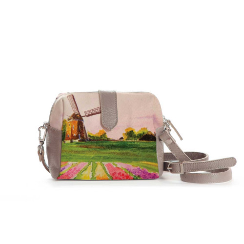 Сумка кросс-боди BAG6 «Поля тюльпанов Голландия»