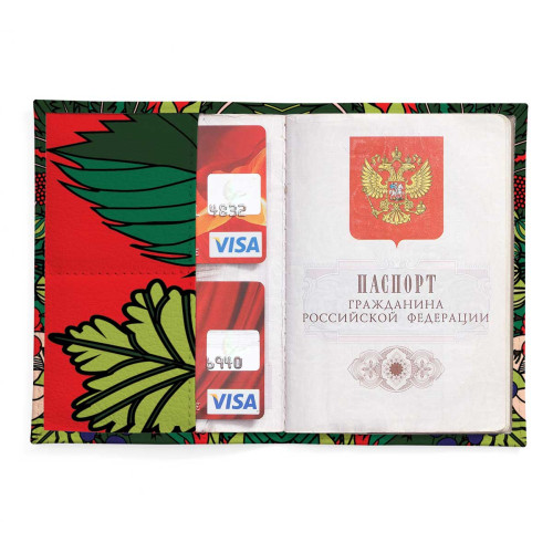 Обложка для паспорта, PAS2 «Ягодки»