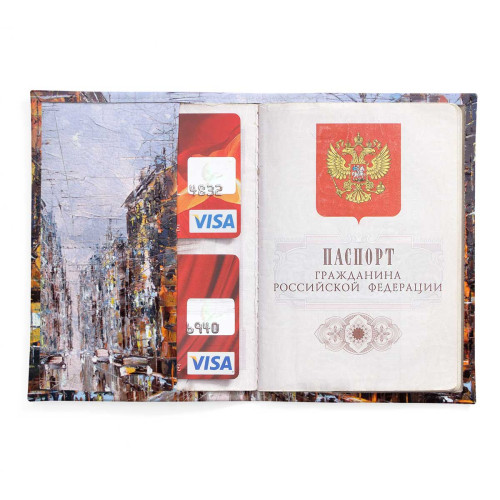 Обложка для паспорта, PAS2 «Вечерний Петербург»