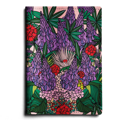 Обложка для автодокументов, AUT1 « Люпины»