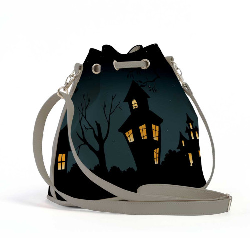 Сумка на плечо BG16 «Кот с луной»