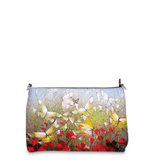 Сумка шолдер, BAG3 «Полет над маковым полем»