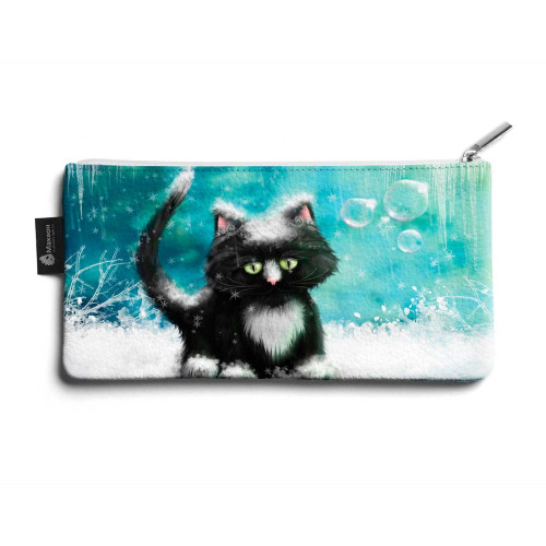 Косметичка small KOS1 «Snow cat»