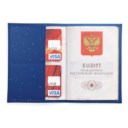 Обложка для паспорта, PAS2 «Snow leopard»