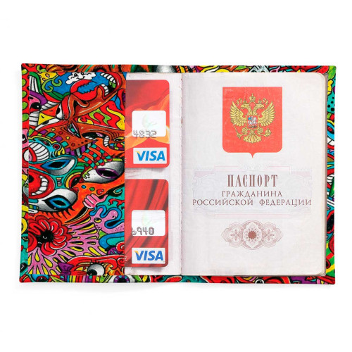 Обложка для паспорта, PAS2 «Graffiti»
