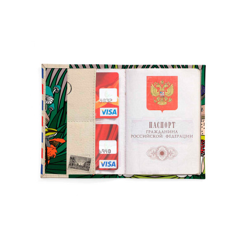 Обложка для автодокументов, AUT2 «Грибочки»