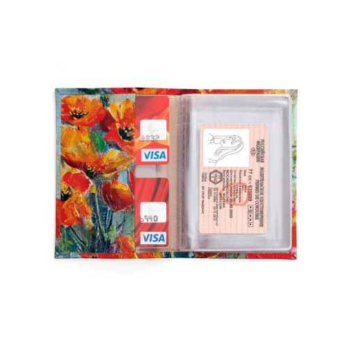 Обложка для автодокументов, AUT2 «Маки»