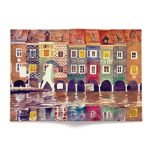 Обложка для автодокументов, AUT2 «The city watercolor»