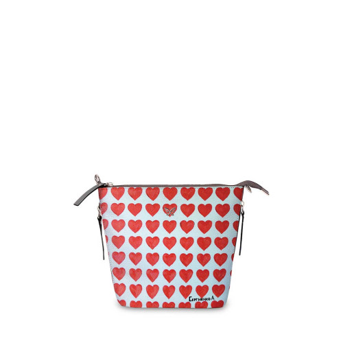 Сумка кросс-боди BAG8 «Сердечки»