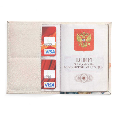 Обложка для паспорта, PAS2 «Букет из багетов»